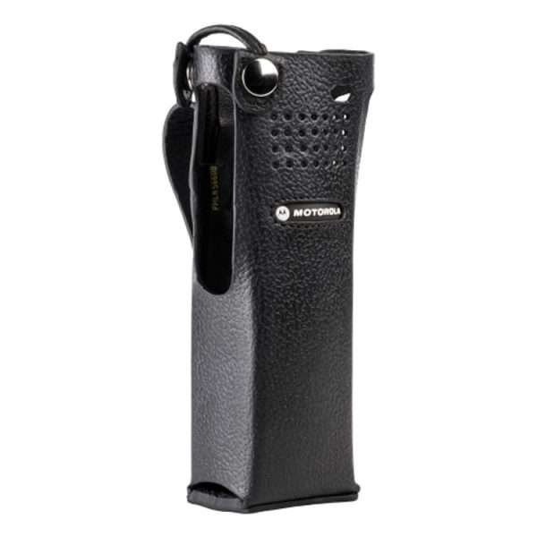 Motorola APX Two Way Radio Leather Carry Case